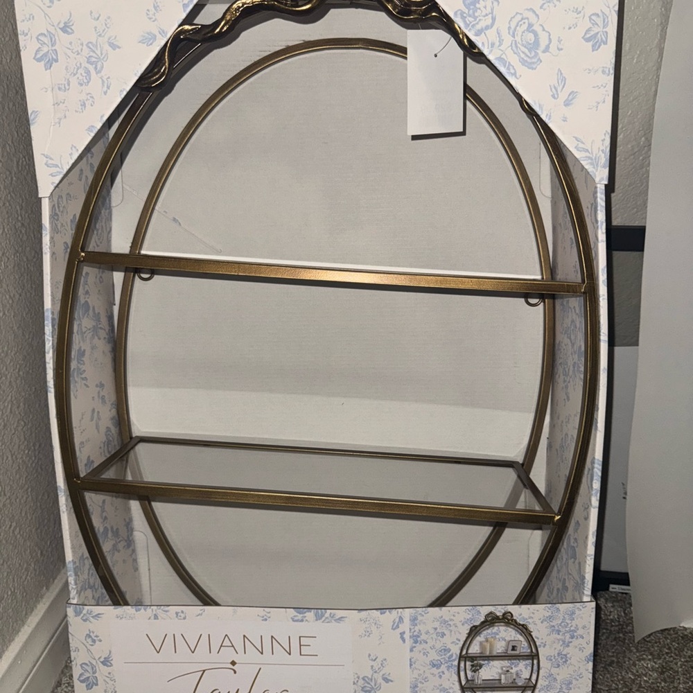 Gold Wall Shelf